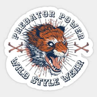 Predator power < wild style wear Sticker